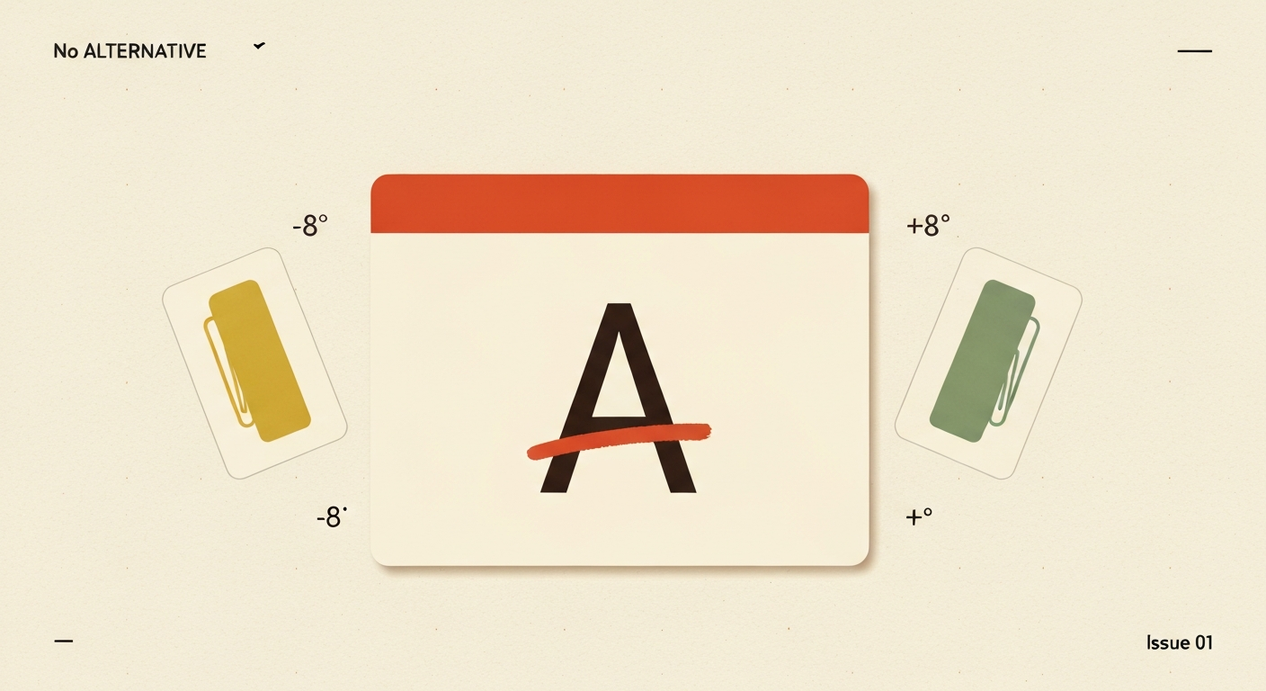 Editorial illustration · Pitch alternative